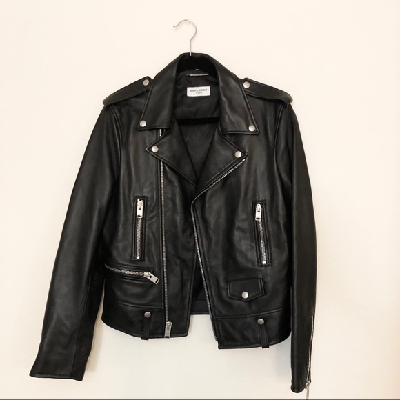 Saint Laurent Jackets & Blazers - SAINT LAURENT Calf Moto Jacket